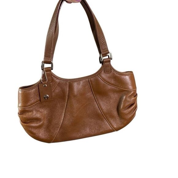 Etienne Aigner Brown Leather Women’s Equestrian Style Handbag Purse - Picture 3 of 12